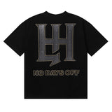 Life hustlers hot diamond direct injection hip hop printing pure cotton t-shirt g