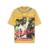 Men's t-shirt with rhinestone print, 100% cotton print
