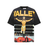 Men's t-shirt with rhinestone print, 100% cotton print