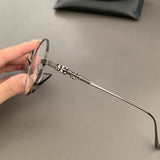 CHH Chrome Hearts Glasses Round Titanium Glasses Frame