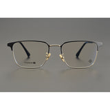 CHH Chrome Hearts Glasses Ultra Light Pure Titanium Half Frame
