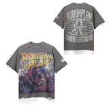 Rough play american direct injection printing hot diamond pure cotton t-shirt g