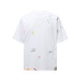 Men's t-shirt with rhinestone print, 100% cotton print
