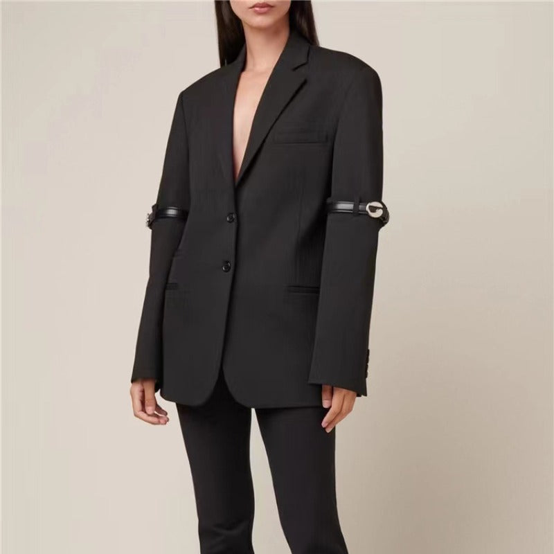 Frankie Shop Hourglass Blazer Western Style Small Suit Jacket