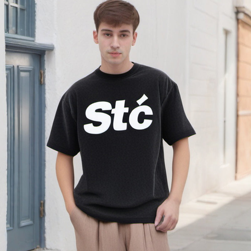 Men's T-shirt Short-Sleeved T-shirt Men's and Women's Loose
