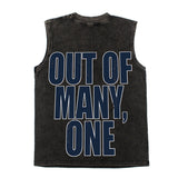 Hip hop tank top american high street washed distressed skull basketball team street hip hop vest sweatshirt jersey