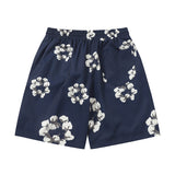Denim Tears Shorts Yellow flower woven