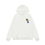 Off OW White Hoodie Maple leaves