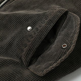 Unisex Down Jacket Men's Vintage Corduroy Cotton Jacket