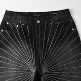 Purple Brand Denim Shorts rhinestone