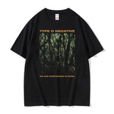 Rock Band Type O Negative Print Cotton T Shirt Men Women