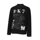 Unisex long-sleeved shirt autum cleanfit printing