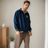 Men Jacket Winter Stand-up Collar Thermal Cotton-Padded Jacket