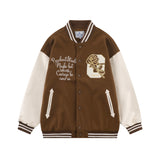 Varsity Jacket Vintage Spring and Autumn Men's Baseball Uniforms Coat for Men