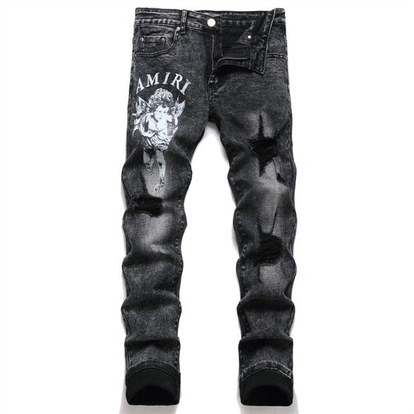 Amiri Jeans Ripped Stretch Jeans