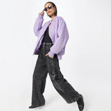 Women Cargo Pants Jeans Women's Wide-Leg Pants Loose Casual Pants