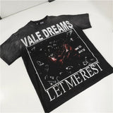 Valley american pure cotton t-shirt men's hip hop printing g street style