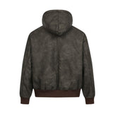Unisex Down Jacket Winter Lamb Feather Vintage Thermal Jacket