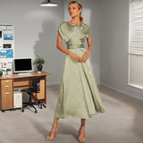 Work Dresses Sleeveless Temperament Elegant Dress