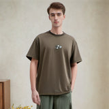 Men T Shirts Amekaji Short Sleeve T-shirt Men and Women Loose