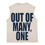 Hip hop tank top american high street washed distressed skull basketball team street hip hop vest sweatshirt jersey