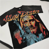 Vale forever t-shirt men's direct injection american hip hop printing g pure cotton