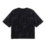 Bkys hot diamond washed pure cotton t-shirt g direct injection hip hop printing