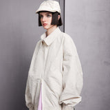 Unisex Jacket Embroidered Plaid Retro Jacket