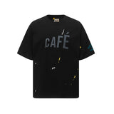American street retro duaa pure cotton t-shirt g direct injection printing