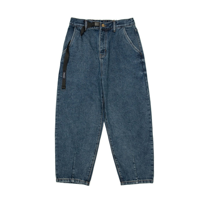 Unisex Jeans Washed Loose Straight-Leg Denim Men