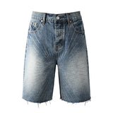 Purple Brand Denim Shorts Rhinestones