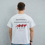 Men T Shirts Street Letter Print Short-Sleeve