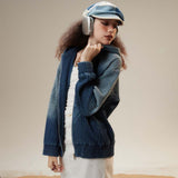 Unisex Sweater Fall Denim Jacket