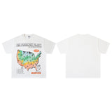 Valley men's t-shirt - short sleeve, washed print, 100% cotton streetwear