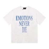 Mixed emotion men's t-shirt - rhinestone print, 100% cotton, american style