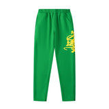 Hip-hop pants american high street sweatpants large letter printingloosefleece-linedstraight-leg pants casual sweatpants