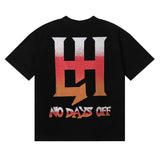 Life hustlers hot diamond hip hop printingpure cotton t-shirtg