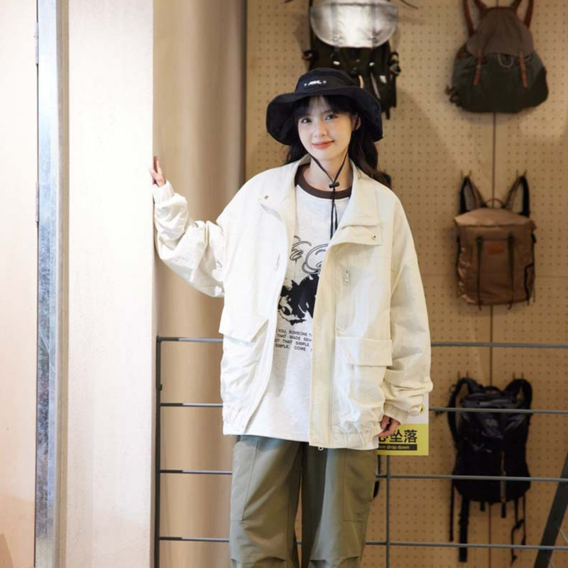 Unisex Sweatshirt Female Autumn Shell Jacket