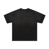 Duaa pure cotton t-shirt g direct injection american street retro printing
