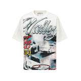 Men's t-shirt with rhinestone print, 100% cotton print