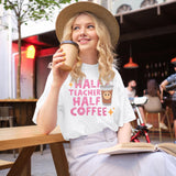 Teacher Shirt Women Half Teacher Half