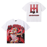 Life hustlers american direct injection printingpure cotton t-shirt g