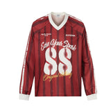 Unisex long-sleeved shirt autumretrostripes