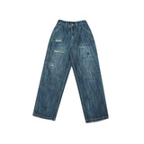 Unisex Jeans Men's Pants Loose Straight