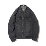Palm Angle Jacket Palm Angels Jacket Letter Logo Patterned Denim Jacket Men and Women
