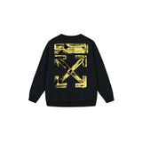 Off OW White Sweatshirt yellow gradient