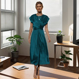 Work Dresses Sleeveless Temperament Elegant Dress