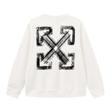 Off OW White Sweatshirt White eraser