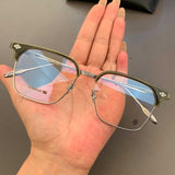 CHH Chrome Hearts Glasses pure titanium ultra-light square business retro versatile myopia glasses frame