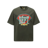 American street retro duaa pure cotton t-shirt g direct injection printing